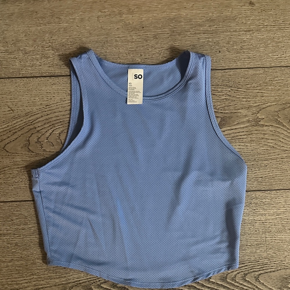 SO Women's Light Blue Crop Top